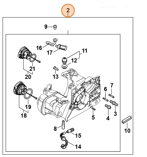 Obudowa silnika, Stihl 11480203007