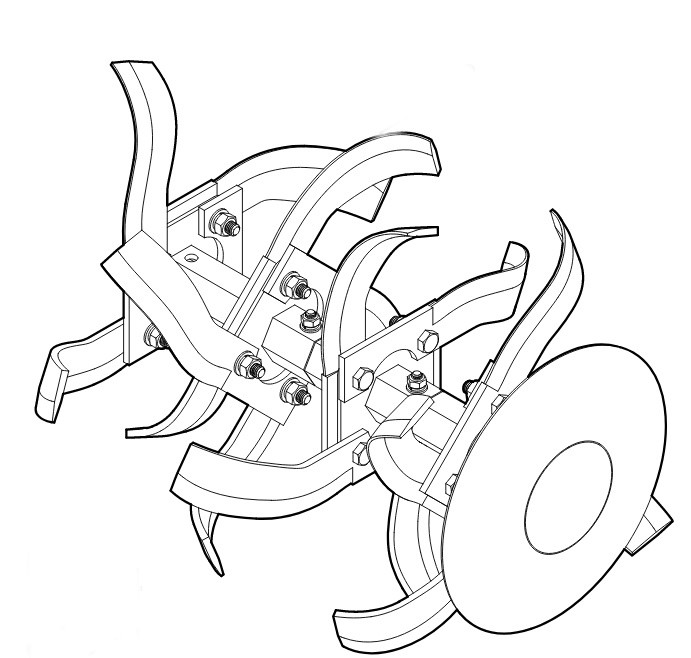 Zespół roboczy kompl., lewy, Stihl 62517100200