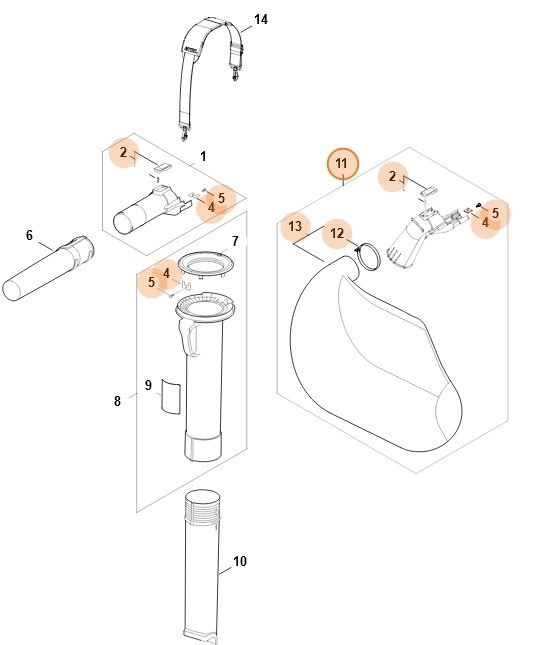 Worek wychwytujący, Stihl SA027009702