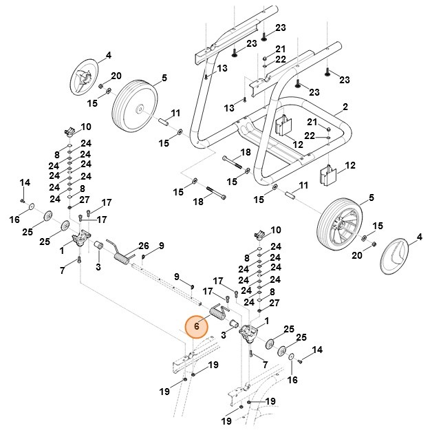 Sprężyna prawa, Stihl 60137080805