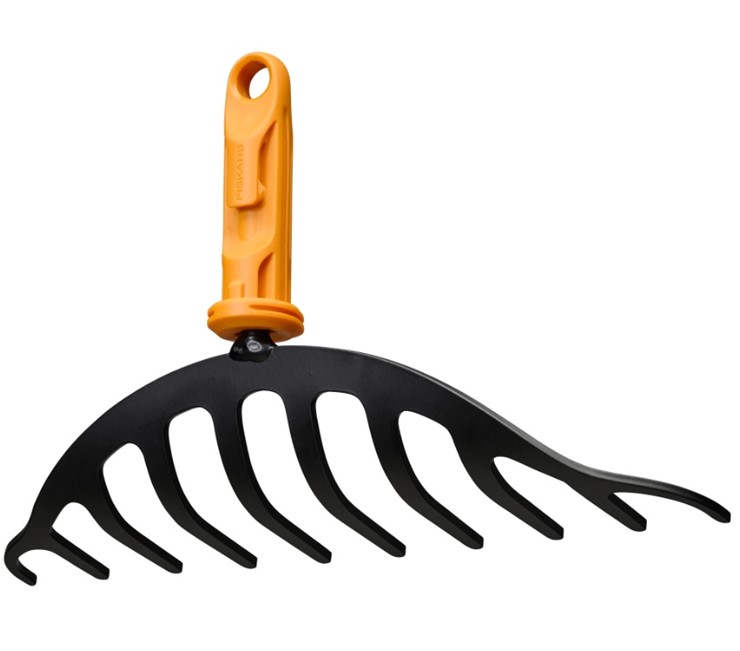 Głowica grabie do róż ogrodowe z metalu OneClick, Fiskars 1080676