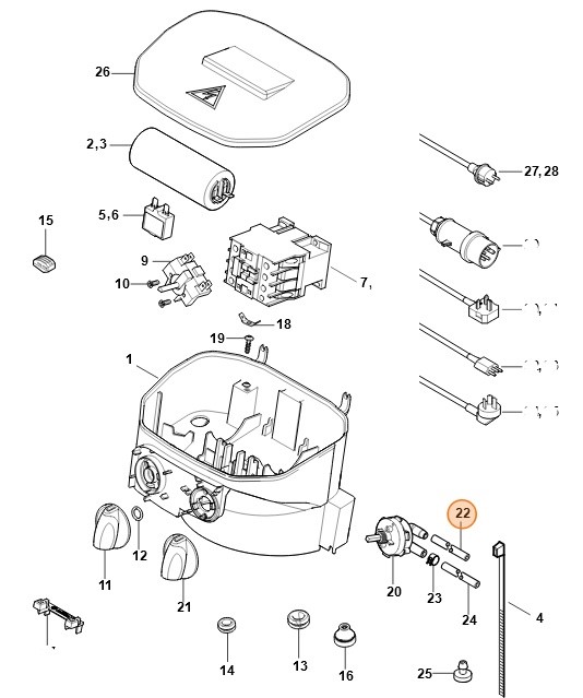 Wąż 6x2 mm x 1 m, Stihl 47497016000