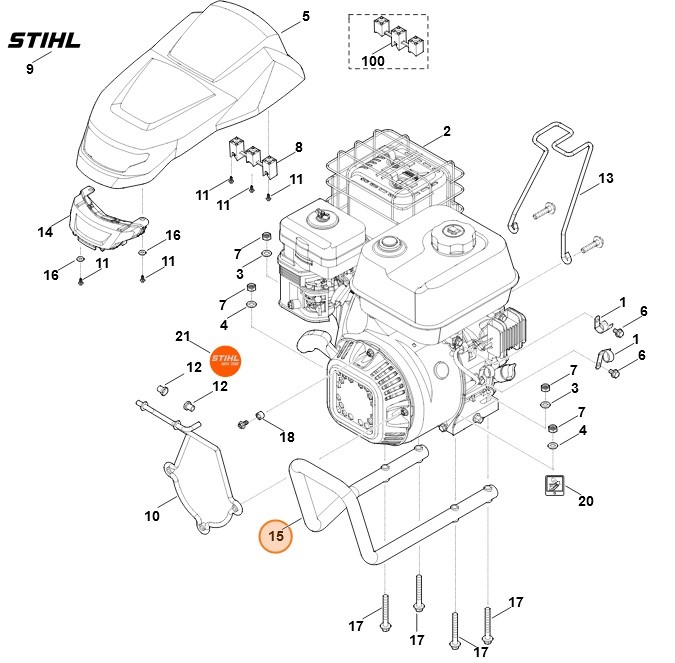 Uchwyt nośny, Stihl 62517915700
