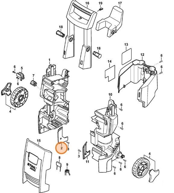 Osłona prawa, Stihl 47877917500