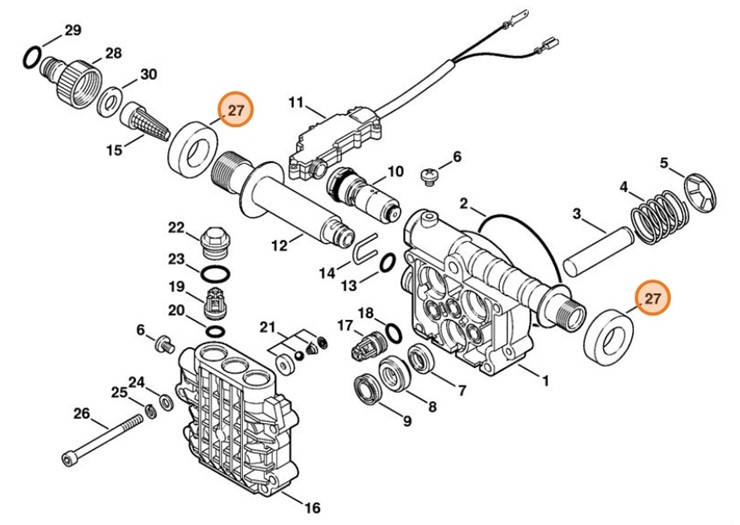 Wkładka tłumiąca, Stihl 47546090300