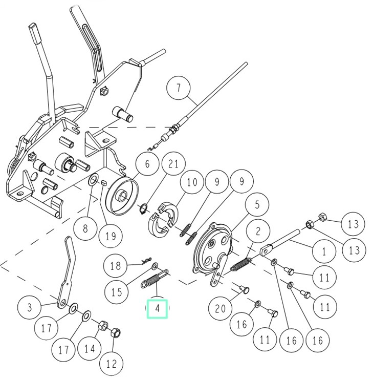 Sprężyna do hamulca, Orec 0312-14200 