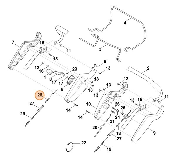 Cięgno, Stihl 63407007503