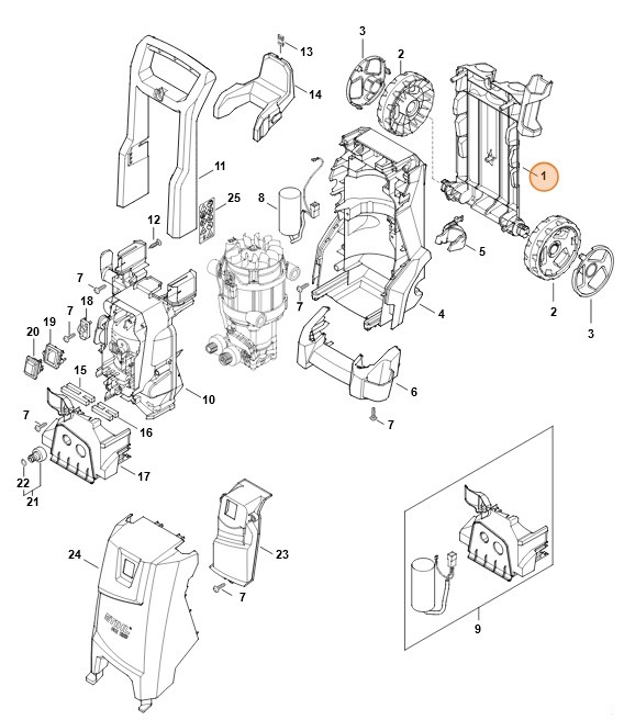 Pojemność tylna, Stihl 49507917501