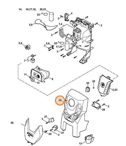 Pokrywa, Stihl 47767062100