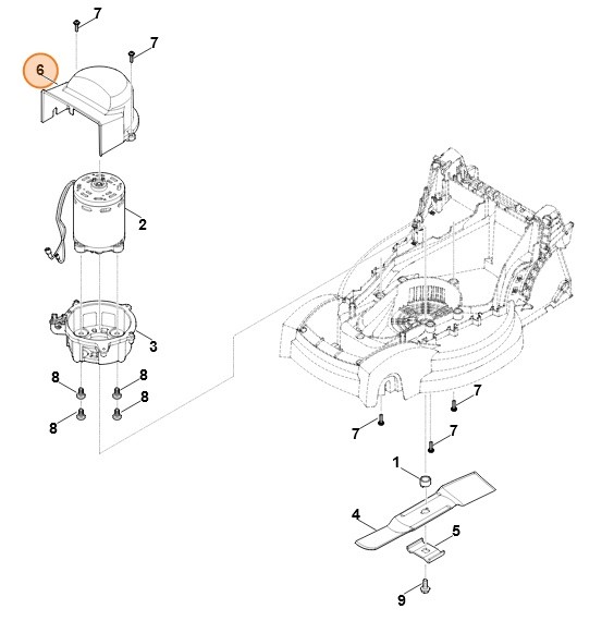 Pokrywa, Stihl 63117060705