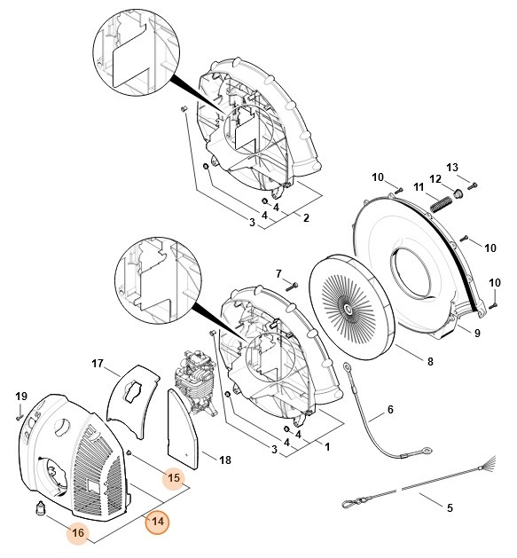 Pokrywa, Stihl 42827002102