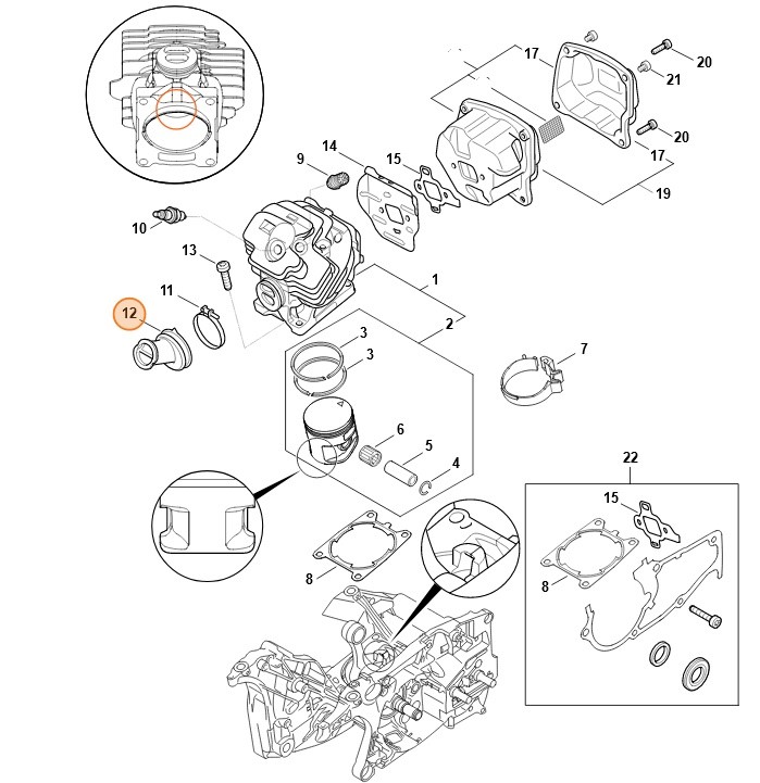 Krzywka, Stihl 11421412200