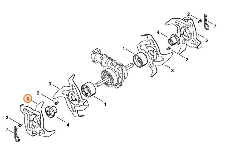 Nóż gwiaździsty, Stihl 46017134002