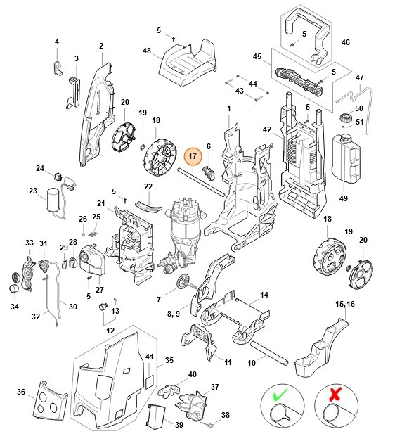 Oś, Stihl RE017917000