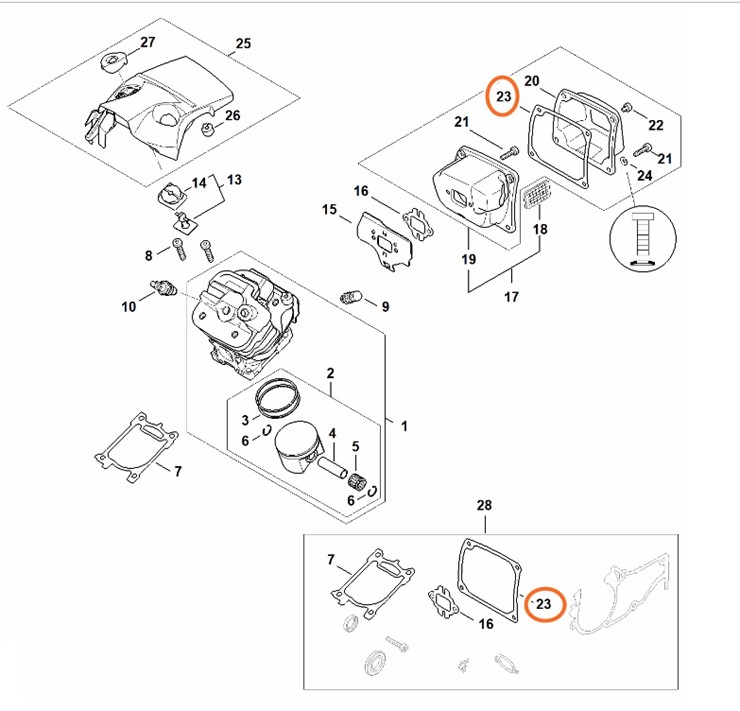 Uszczelka, Stihl 11471490500