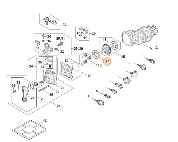 Łożysko toczne, Stihl RE026405101