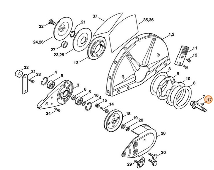 Sprężyna krążkowa, Stihl 42230368600