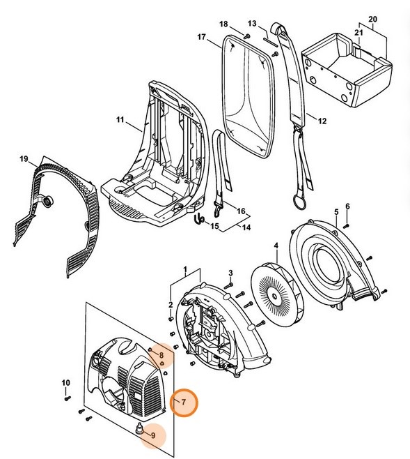Pokrywa, Stihl 42447002103