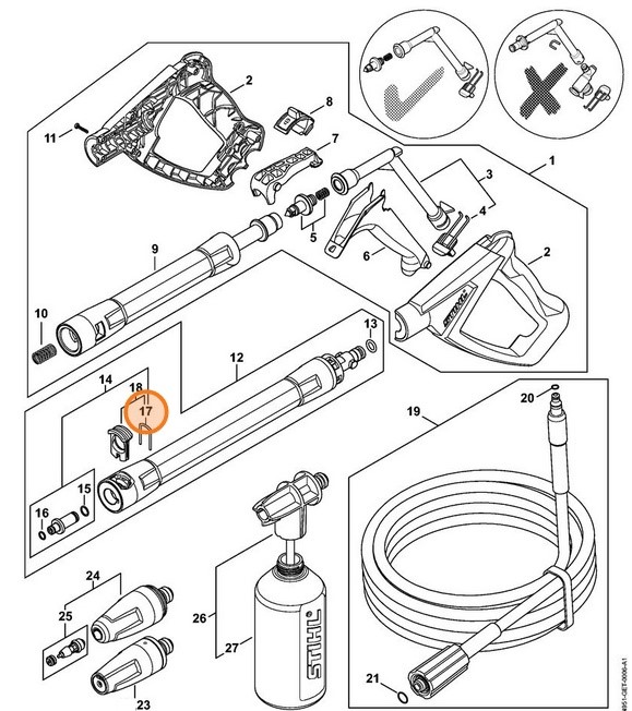 Ramię, Stihl 49505050910