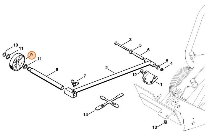 Koło, Stihl 41377121001