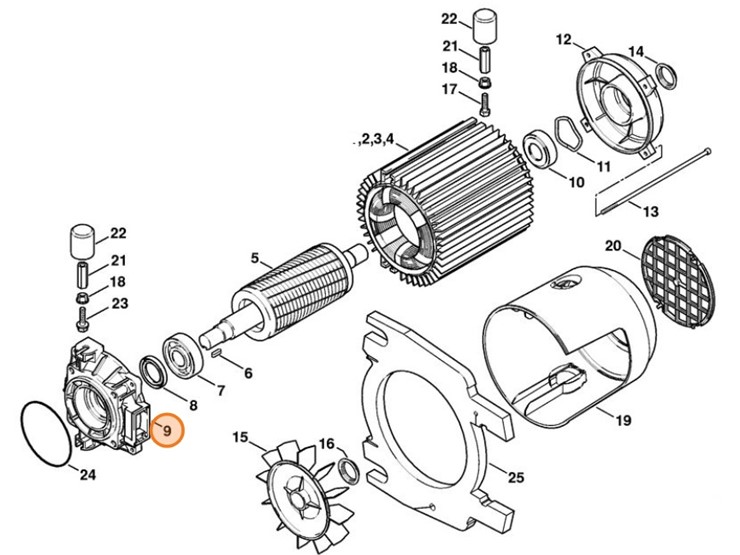 Obudowa napędu, Stihl 47577011100