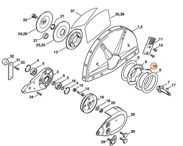 Pierścień gumowy, Stihl 42217068801
