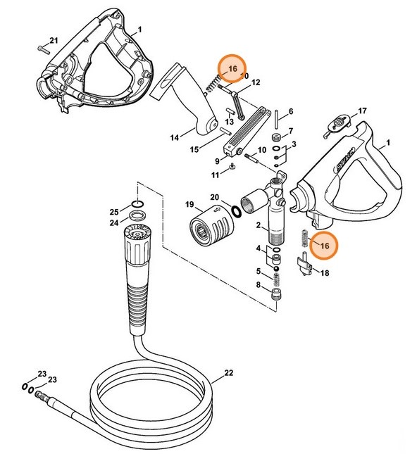 Sprężyna, Stihl 49255022000
