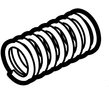 Sprężyna dociskowa, Stihl 61707036410