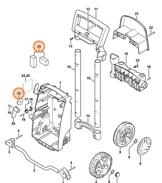 Wkład z pianki syntetycznej, Stihl 47657990300