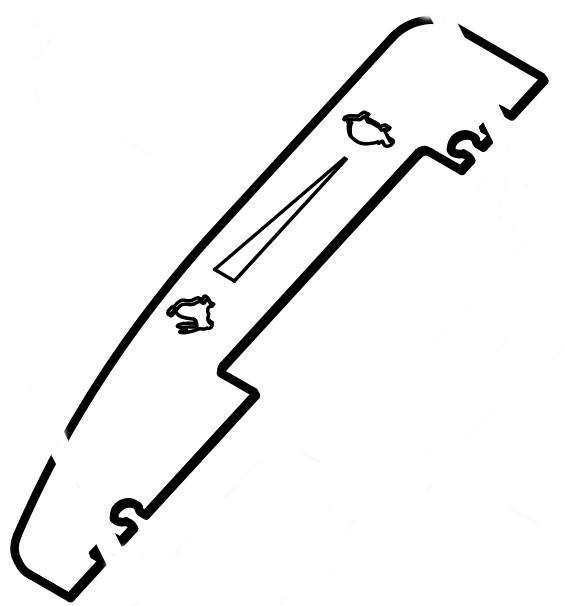 Osłona blaszana, str. prawa, Stihl 63787631605