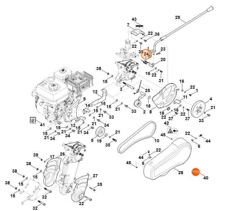 Sprężyna kątowa, Stihl 62507165601