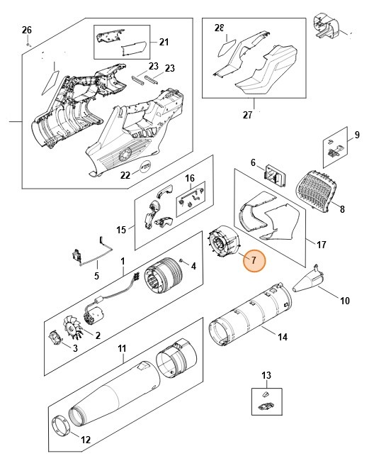 Stożek wlotu, Stihl BA047611100