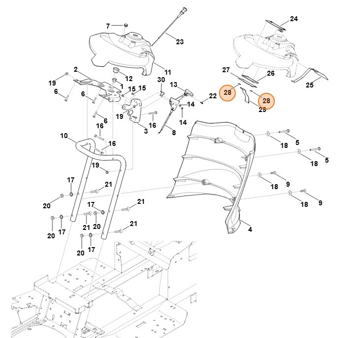 Pierścień zaciskowy 5, Stihl 99910030545