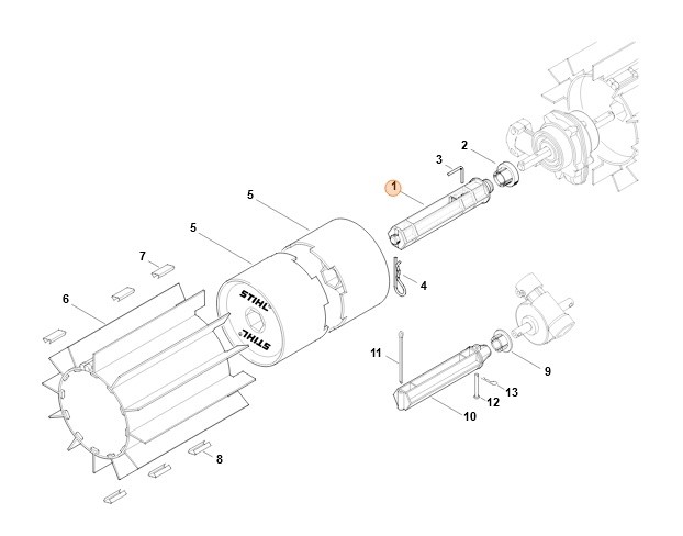 Wał, Stihl 46017301800