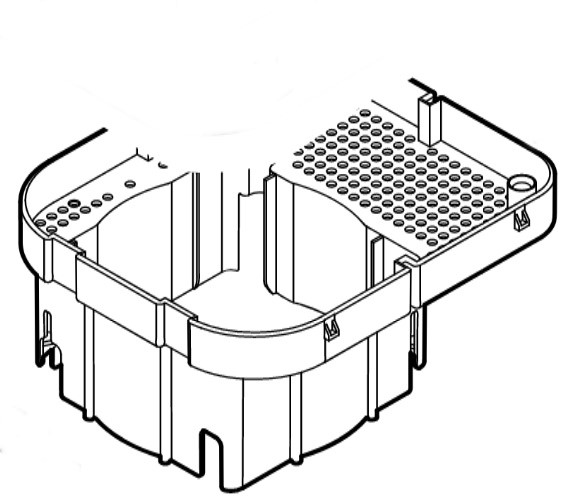 Dolna część kołpaka zabezpieczającego, Stihl 63387060800
