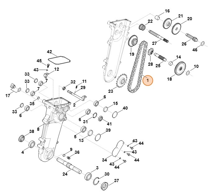 Łańcuch napędowy, Stihl 62506402100