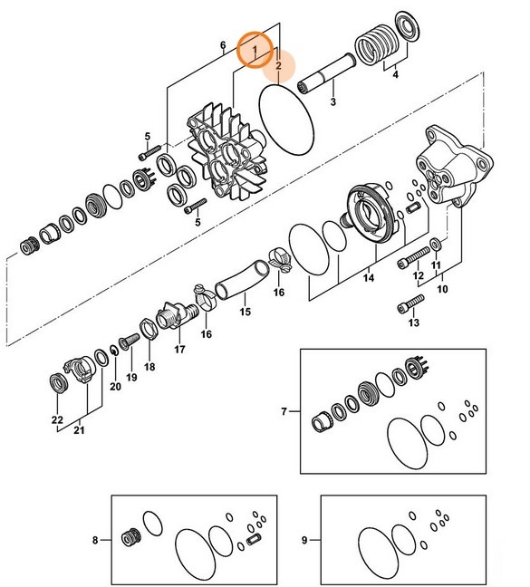 Korpus pompy, Stihl 47807004000
