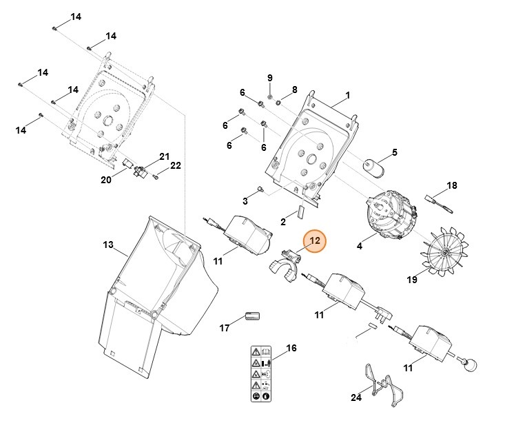 Zaczep przewodu, Stihl 60084481302