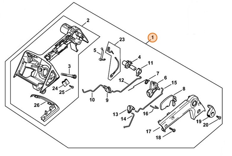 Korpus rękojeści, Stihl 11297901018