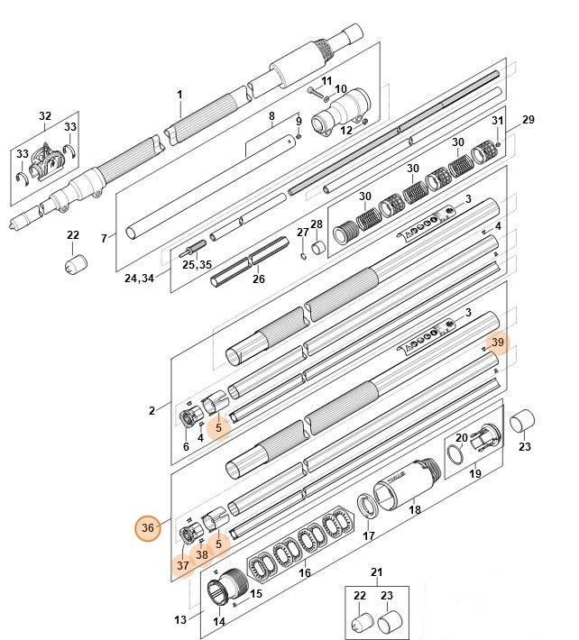 Wysięgnik, Stihl 41827107144