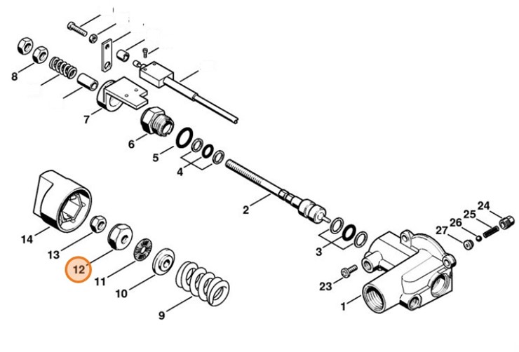 Nakrętka sześciokątna, Stihl 47225032900