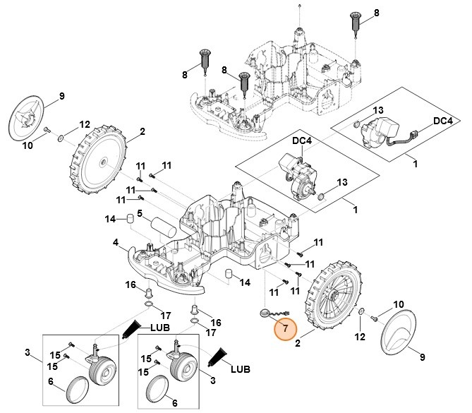 Zatyczka zamykająca, Stihl 63017085902