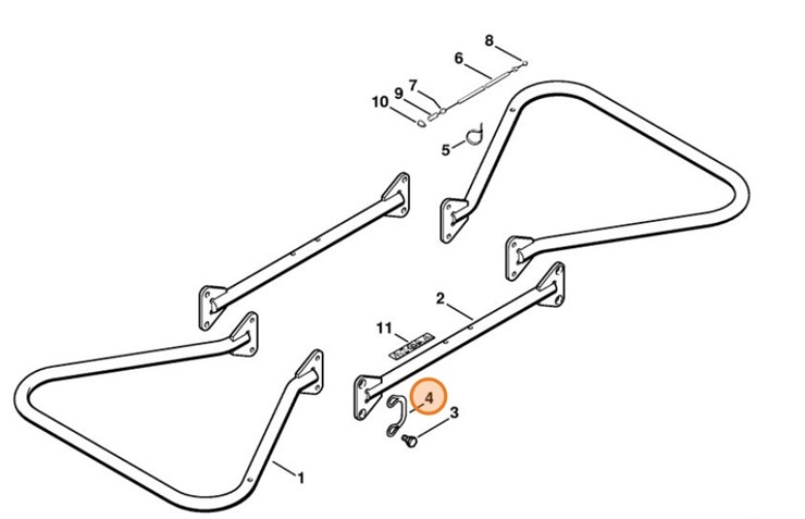 Ramię zabezpieczające, Stihl 43087912101