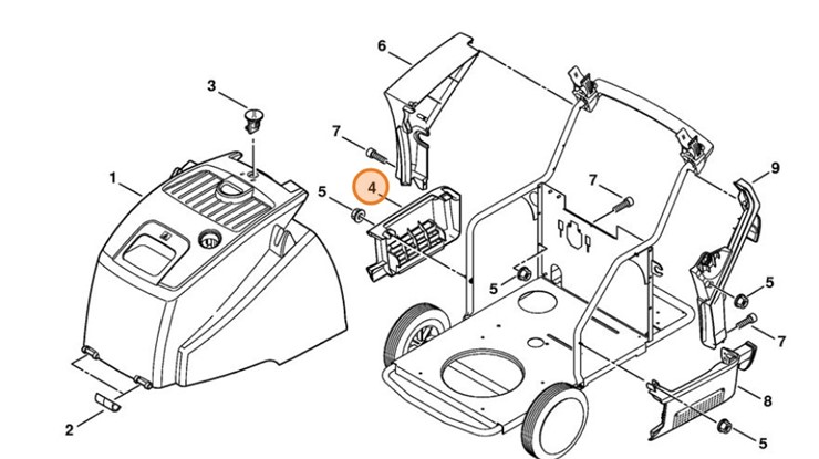Osłona prawa, Stihl 47707917502