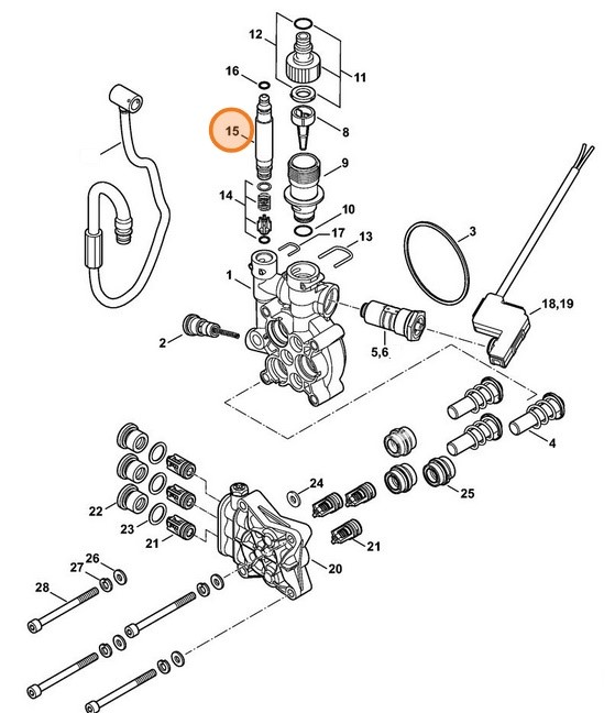 Przyłącze węża, Stihl 47767007300