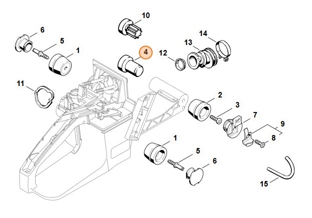 Amortyzator, Stihl 11257912805