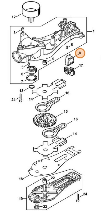Amortyzator gumowy, Stihl 42377929303