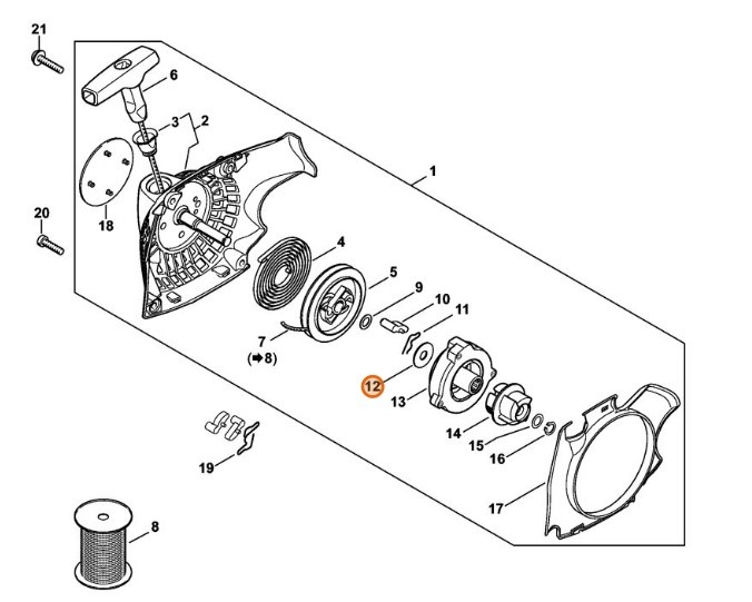 Podkładka Stihl 11231959001