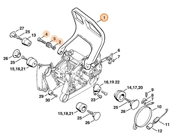 Osłona dłoni, Stihl 11227909103