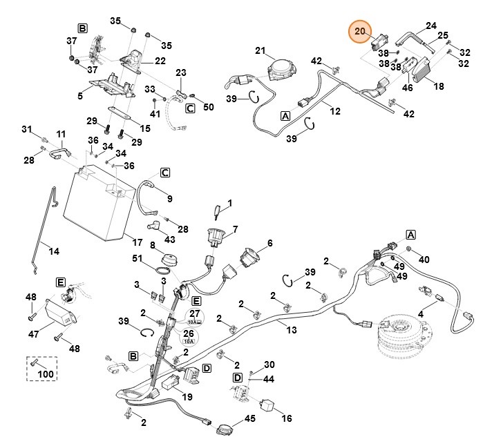 Wyłącznik, Stihl 61704300530